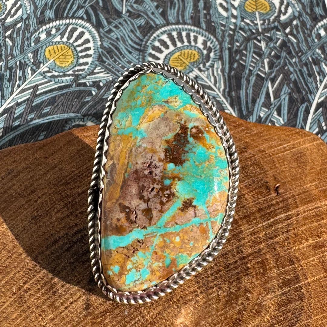 m*a様 90年代　ヴィンテージ 　インディアンジュエリー　ターコイズ 　シルバ