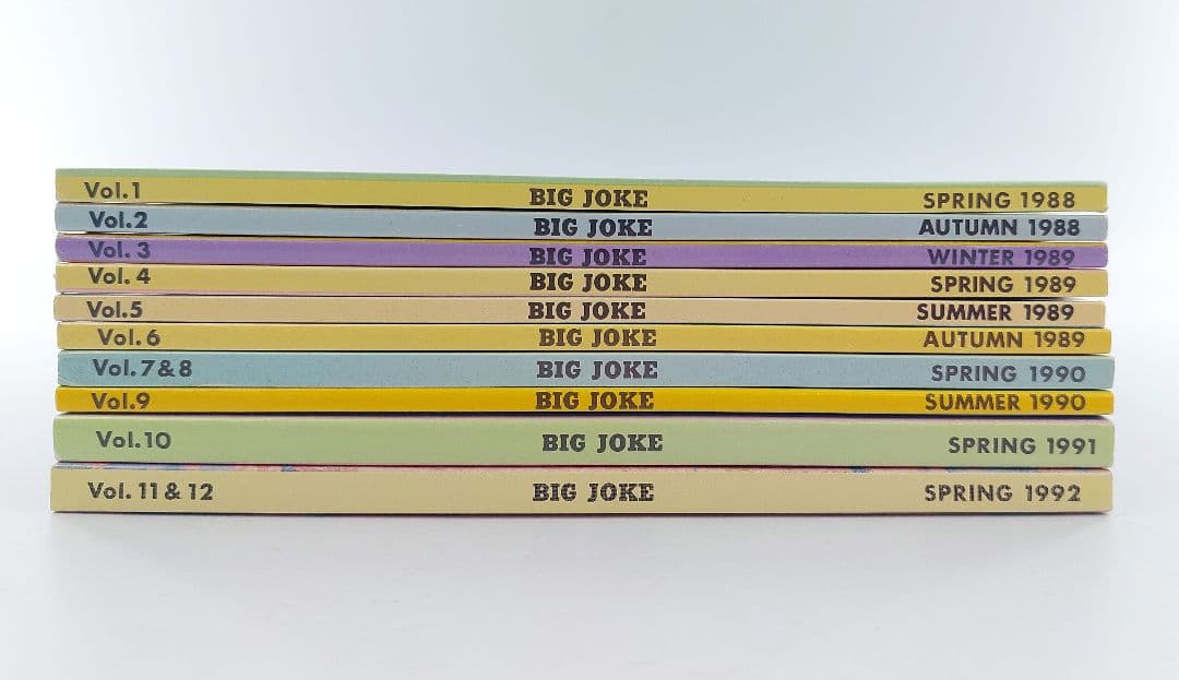 安全地帯 ファンクラブ会報誌 BIG JOKE Vol.1〜Vol.12