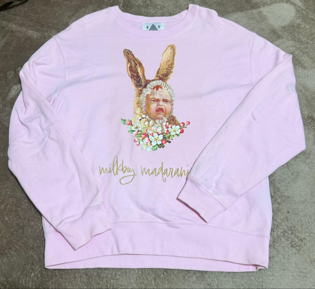 MILKBOY×マダラニンゲン スウェットMADARANINGEN トレーナー