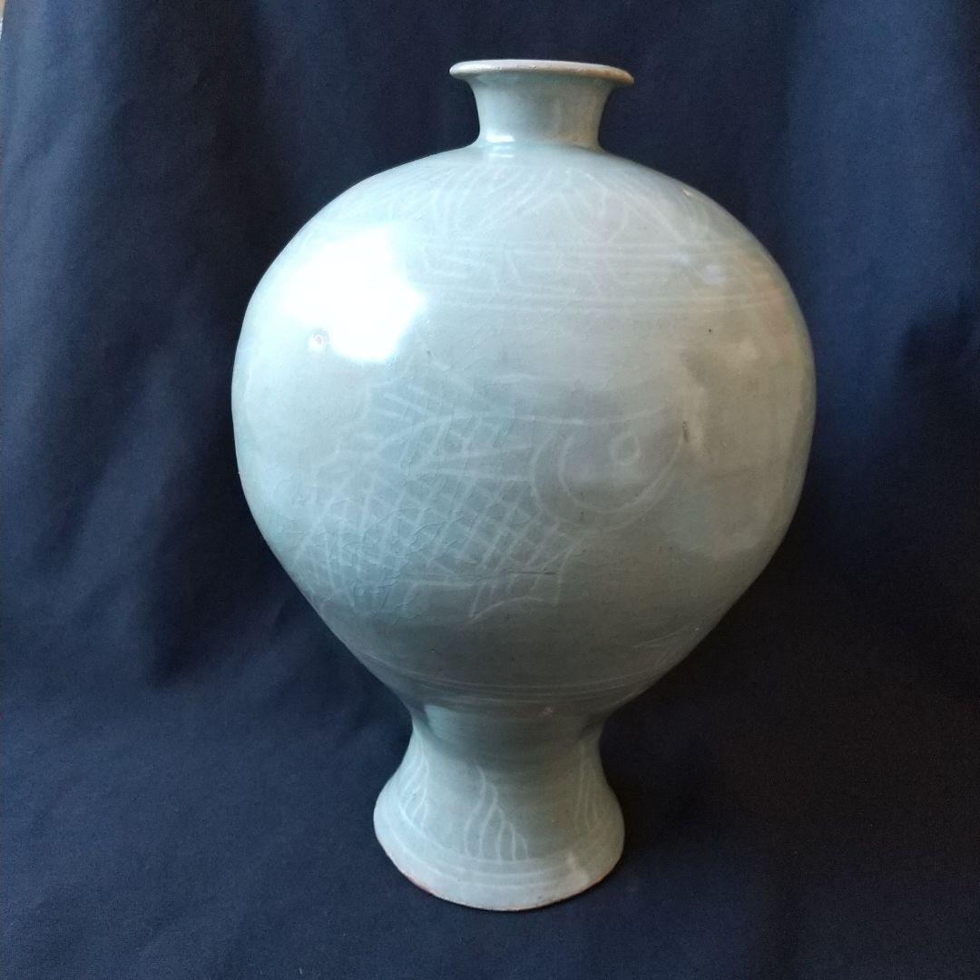 李朝 壺 古箱 箱書きあり 高麗 花瓶 骨董 茶道具