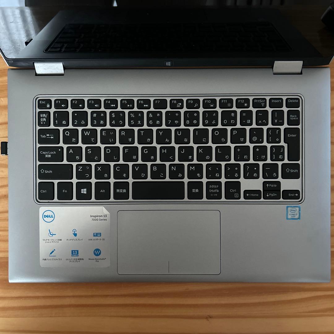 Dell i7 2in1 タッチパネル メモリ8G SSD256G ペン付