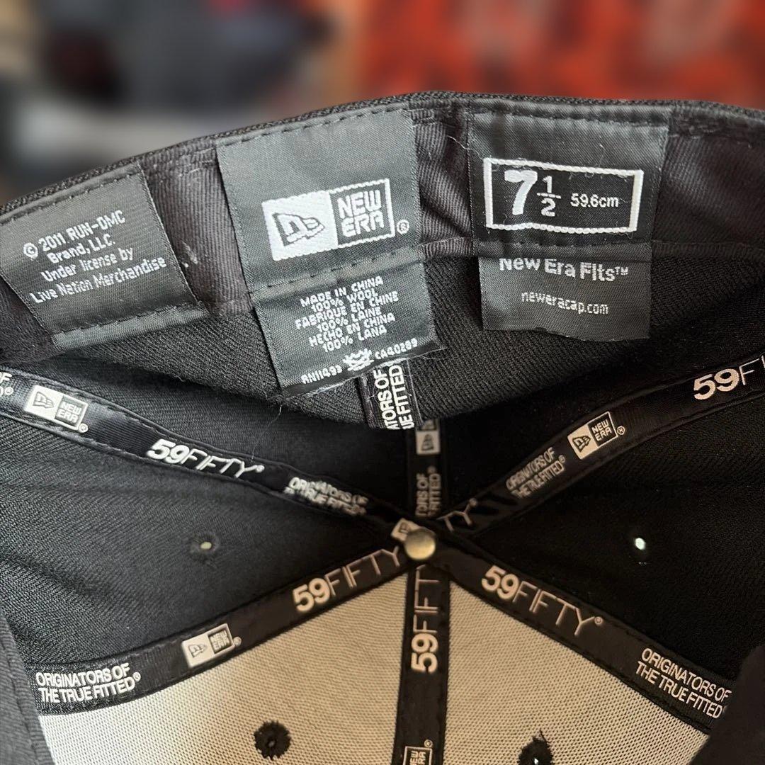 【New Era 】 59FIFTY RUN DMCキャップ 7 1/2