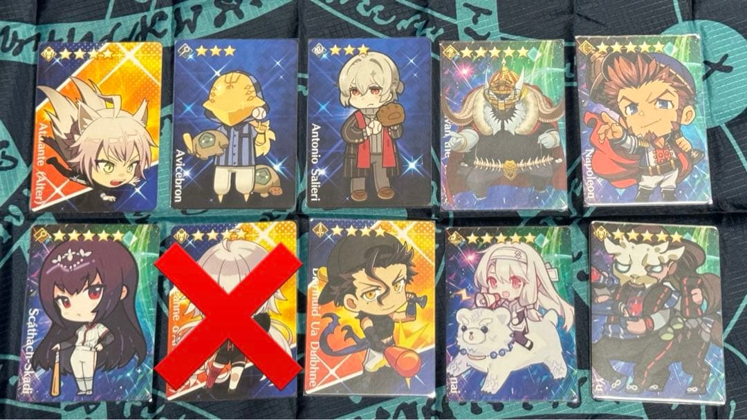 未使用 Fate/Grail League コレクションカード 計54枚