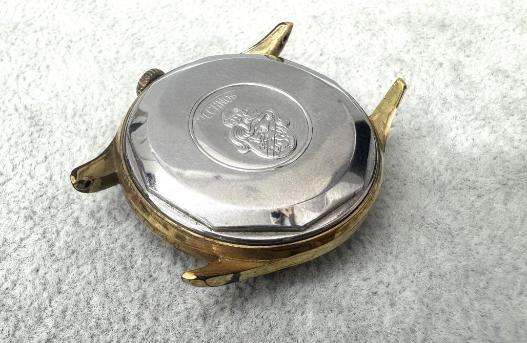 ★稼働品★TECHNOS テクノス テクノマチック 手巻き腕時計 フェイスのみ