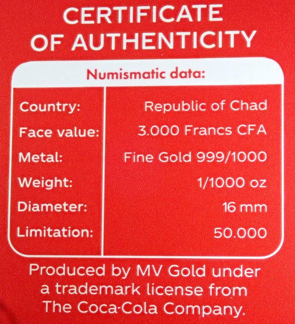 幸せのおすそ分け 希少なポーラーベア！白くま金貨！限定鋳造！ コカ・コーラ 公式