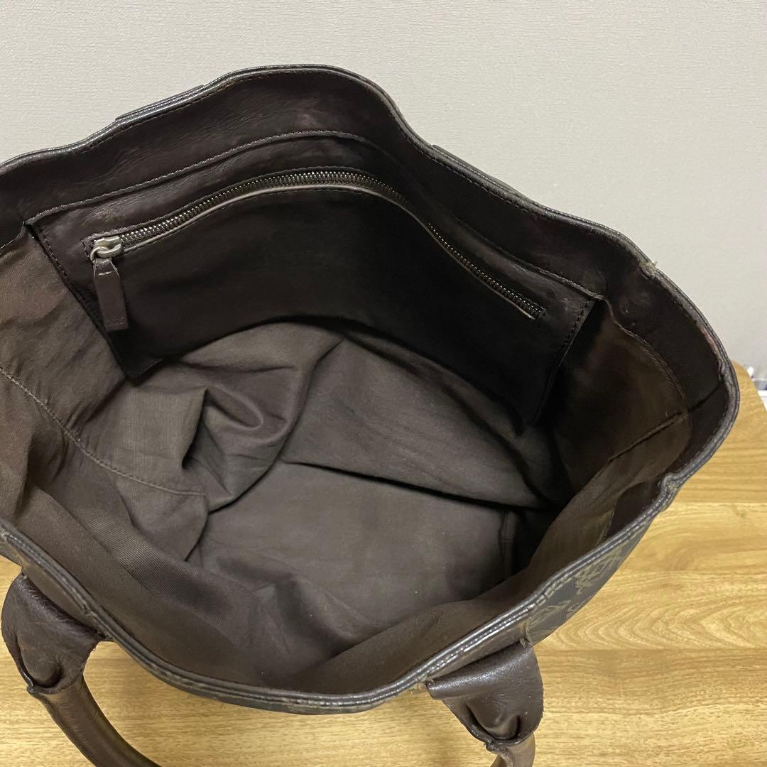 《美品》LOEWE（ロエベ）レザー ハンドバッグ ダークブラウン