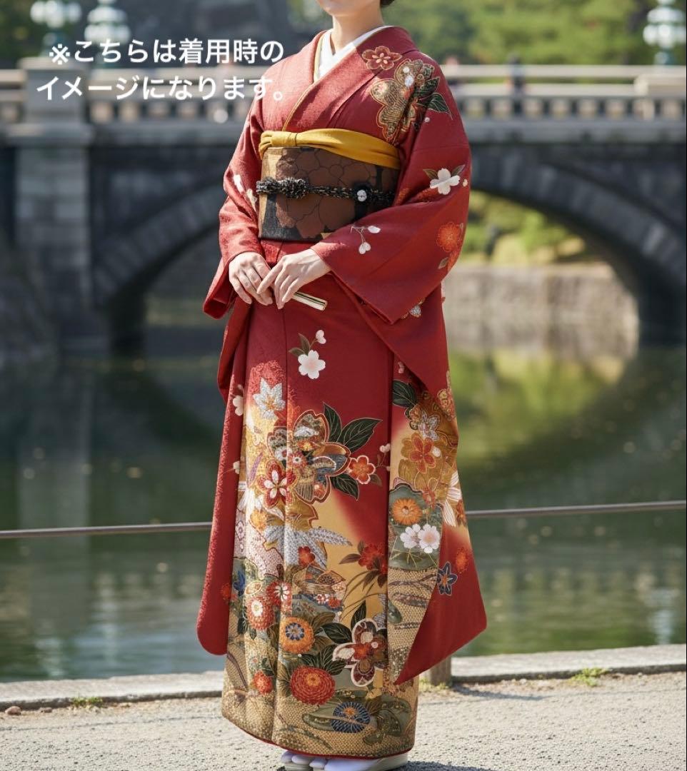 振袖フルセット 980F 5点セット　正絹 すべて正絹