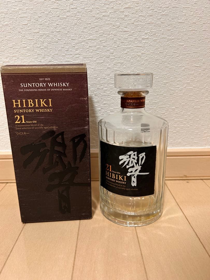 響 Hibiki 21年空瓶&化粧箱セット