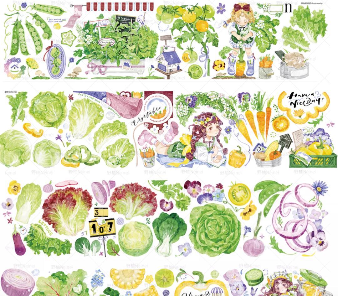 【Neinei 4巻セット】人気 フルーツ&ベジタブルシリーズ