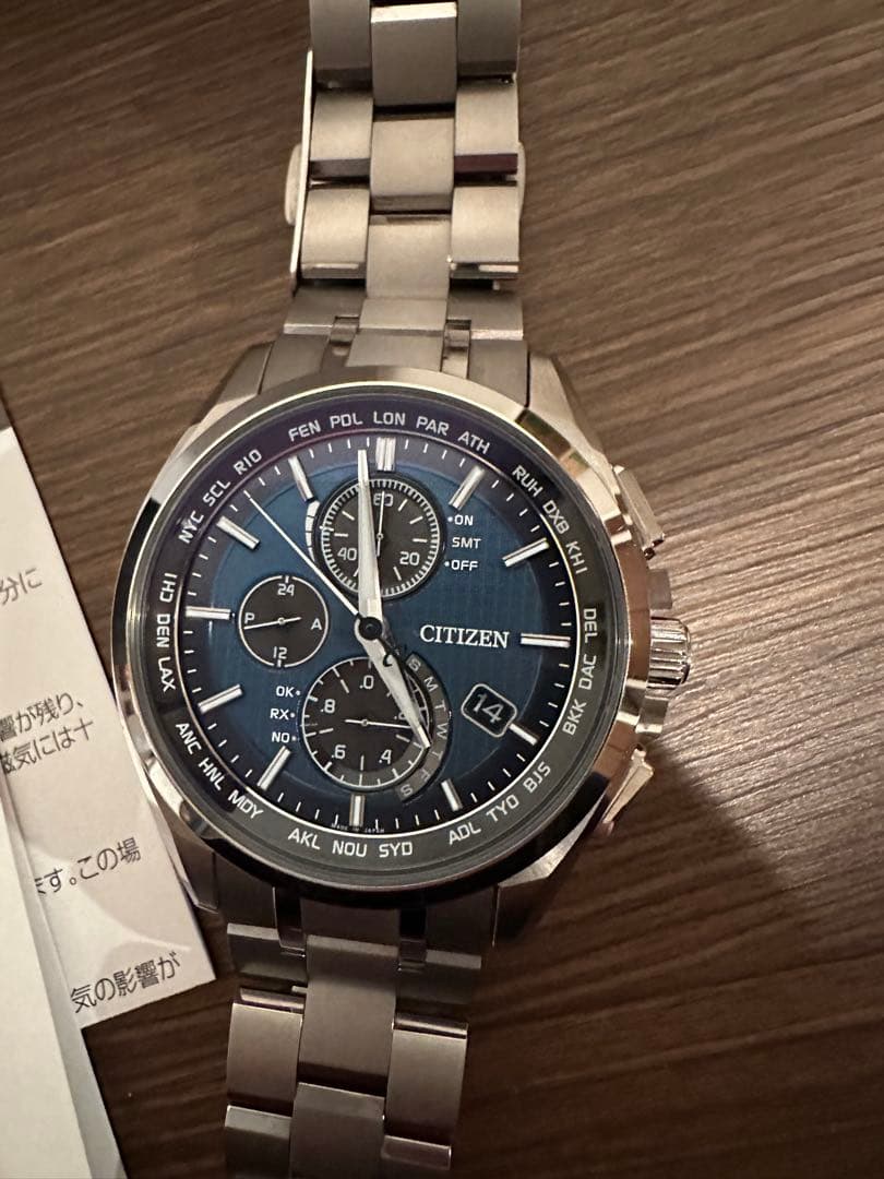 [美品]シチズン CITIZEN AT8040-57L アテッサ エコドライブ