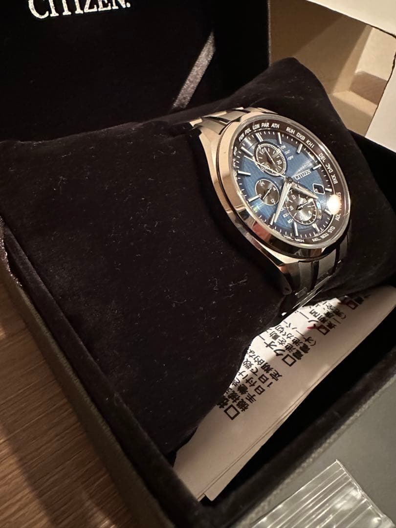 [美品]シチズン CITIZEN AT8040-57L アテッサ エコドライブ