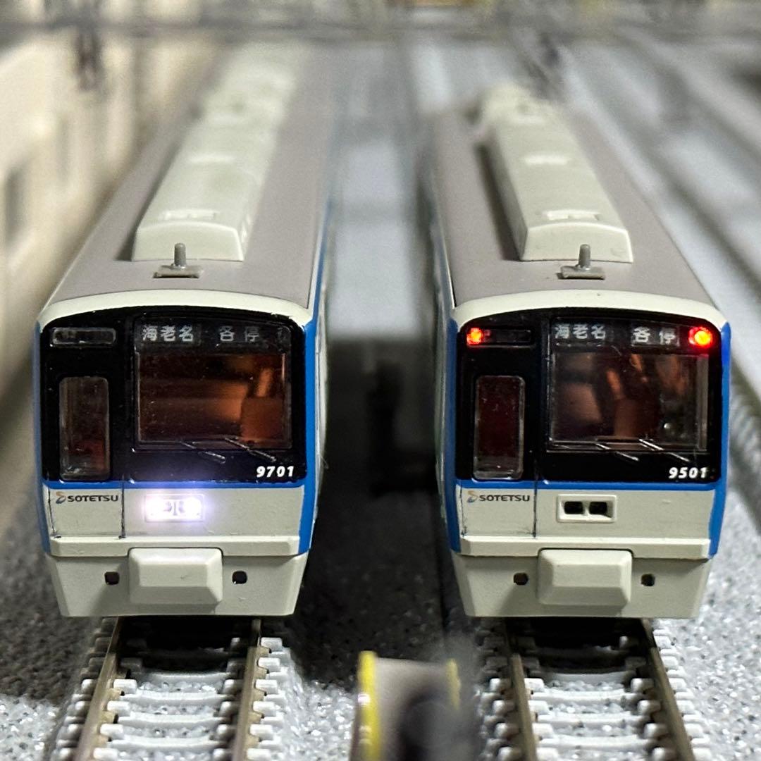 <鉄コレ加工品>相鉄9000系 9701×10 ライト点灯化 鉄道コレクション