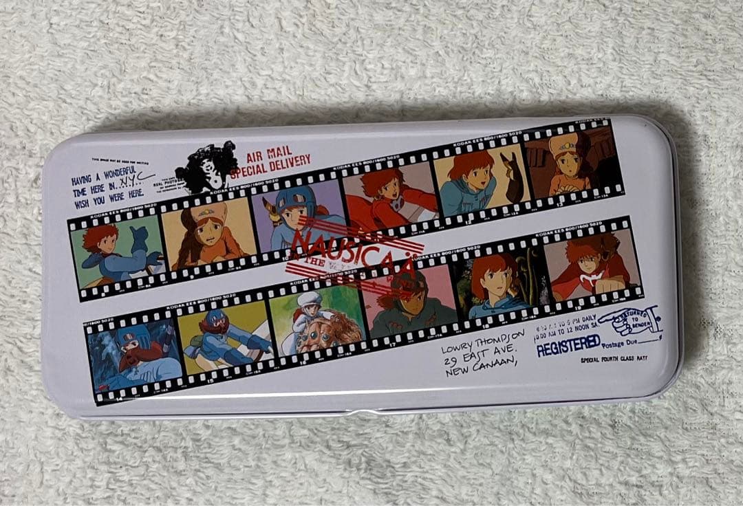 ジブリ　下敷きとペンケース　トトロ　ナウシカ　魔女の宅急便　ラピュタ