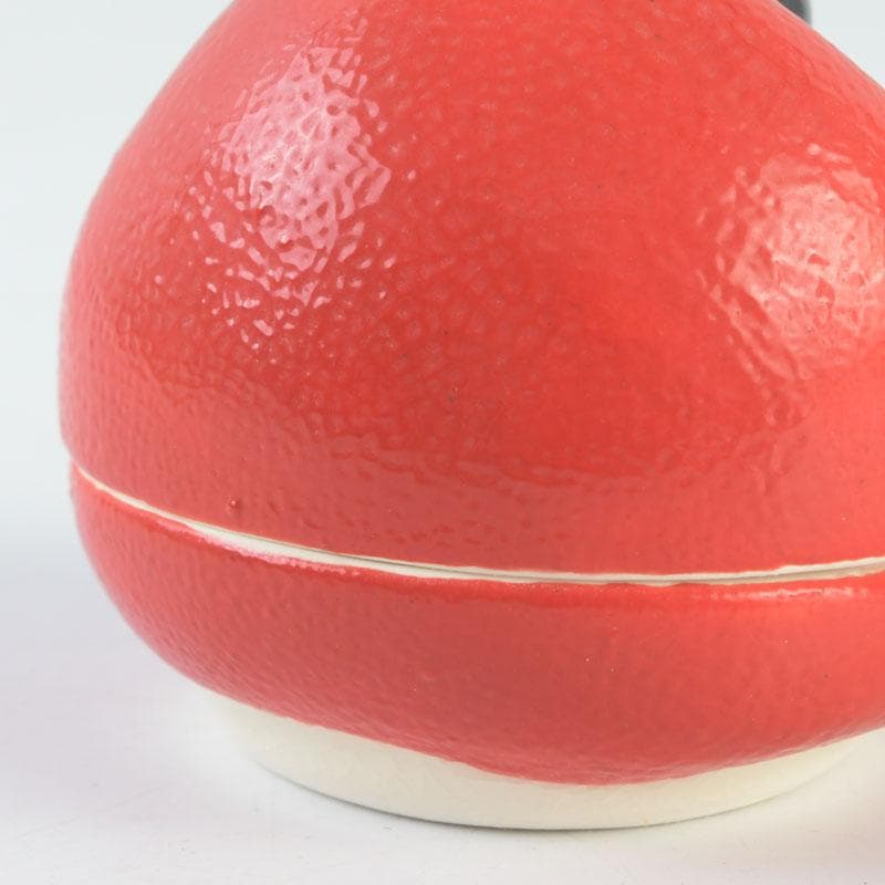 茶道具　萬古焼　加賀瑞山造　はじき猿　香合　共箱　V　9804