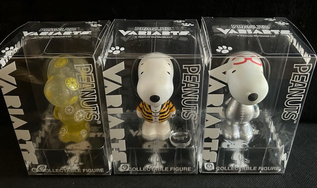 スヌーピー VARIANTS フィギュア 3点 セット ヴァリアーツ 新品