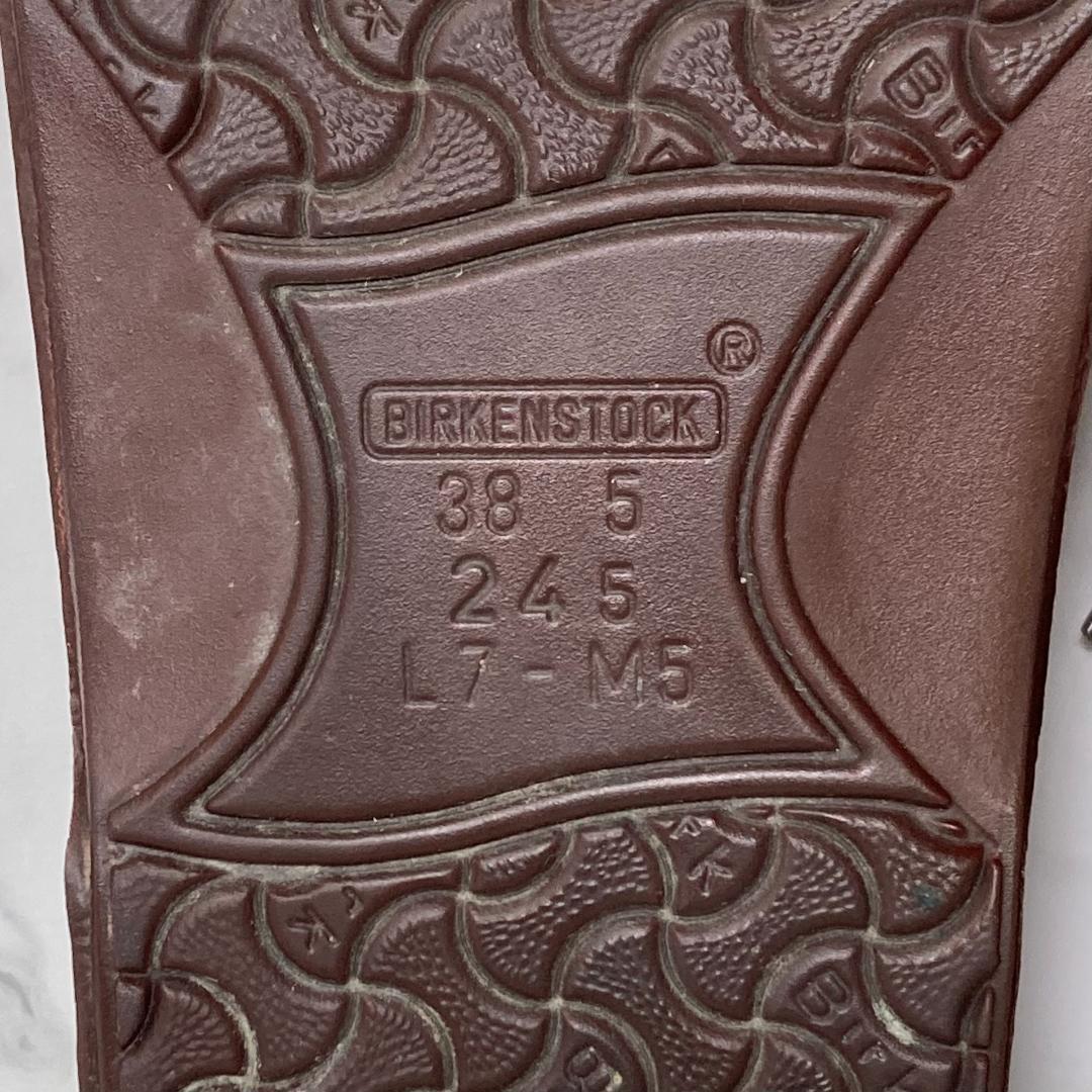 【美品】ビルケンシュトックパサデナ プレミアムレザー 24.5㎝ コニャック