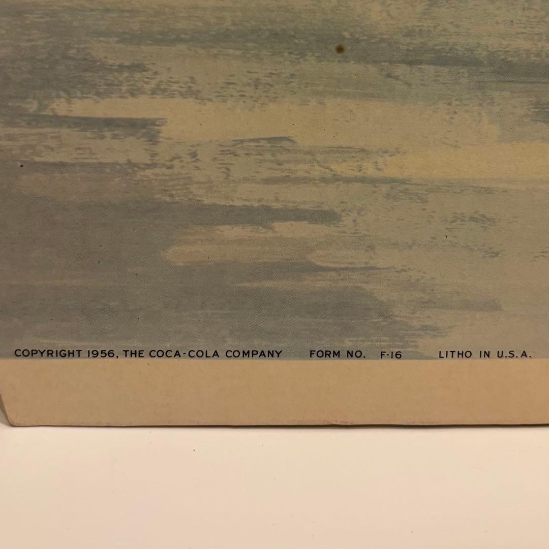 【コカコーラ CocaCola】ヴィンテージ紙看板２枚セット