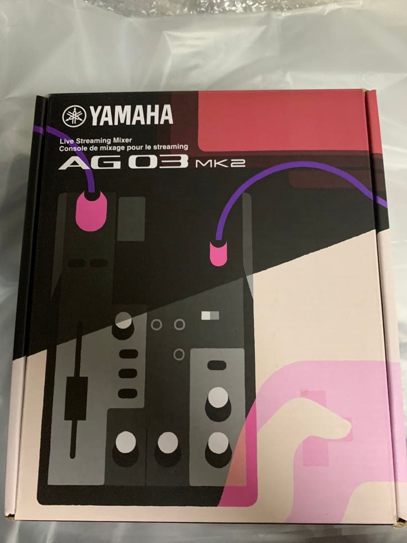 YAMAHA AG03 MK2 ライブストリーミングミキサー付属品ケーブル付き
