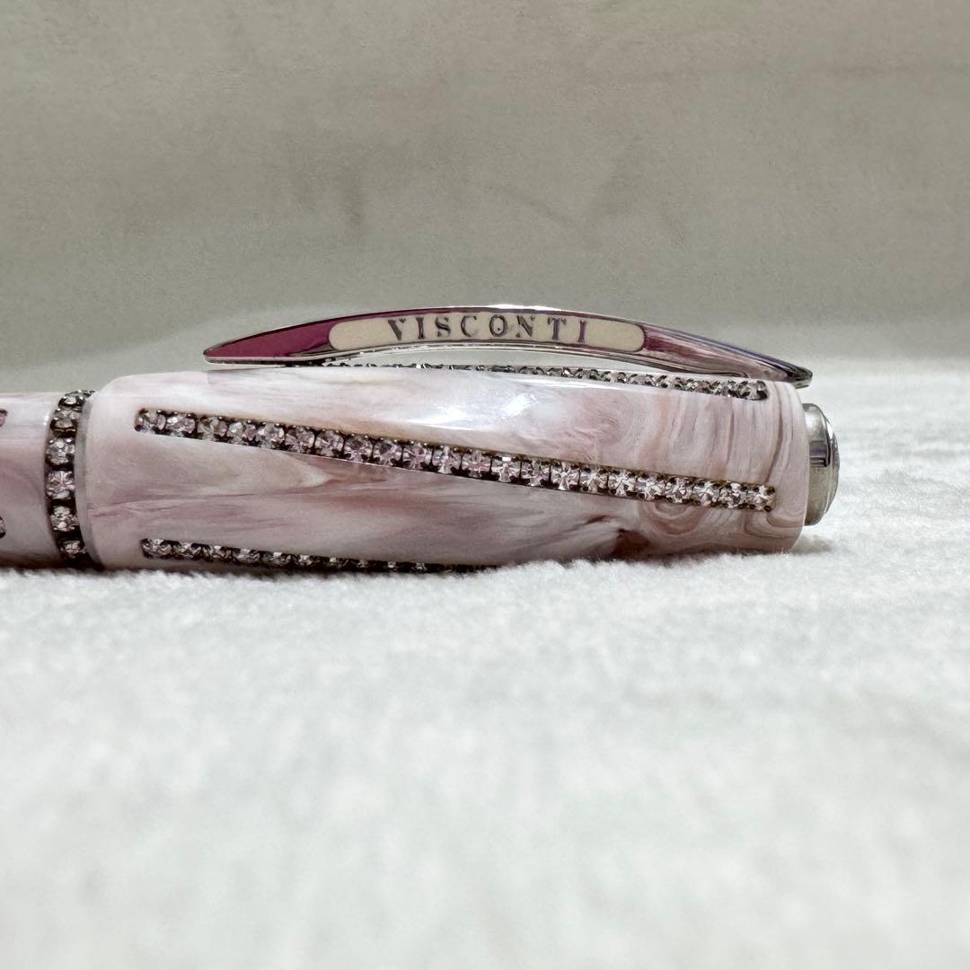 ＊美品＊ VISCONTI ディヴィーナロイヤル ローズパール 万年筆 F