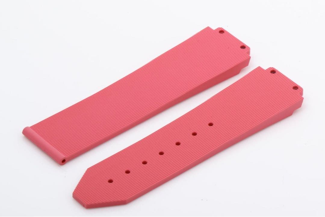 HUBLOT 時計用替えベルト　ピンク　バンド幅約20～22mm　未使用品