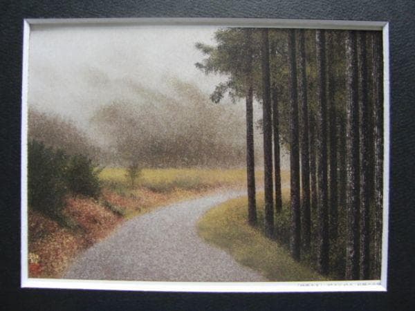 小泉 智英 【時雨去る】 希少画集画、状態良好、新品高級額装付
