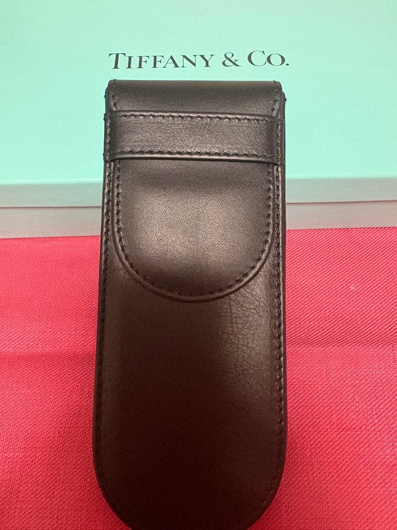 ティファニー本革ペンケース