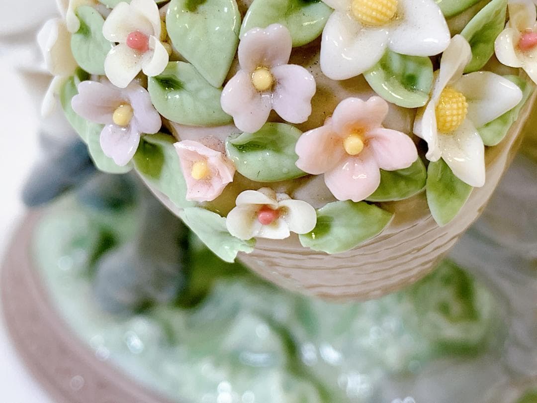 リヤドロ 少女とロバの陶器 LLADRO 置物 フィギュリン