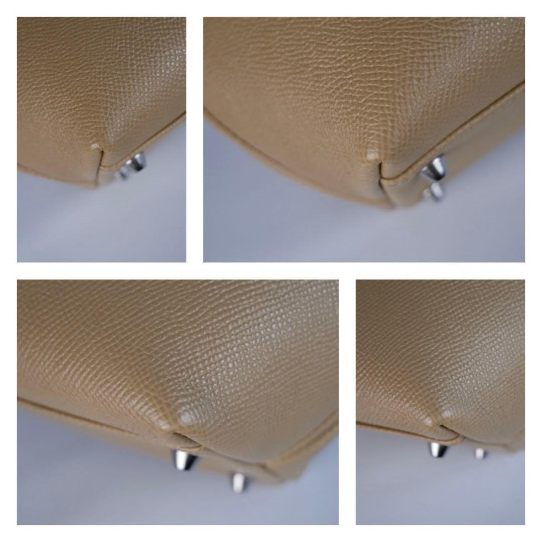 ✨新品未使用保管品✨ モラビト MORABITO　ディアンヌ　ベージュ シボ革