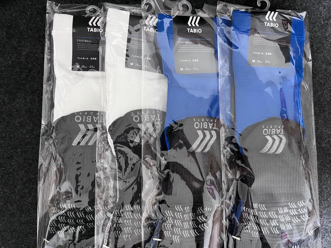 【専用】 タビオ 5本指ソックスM 25〜27センチ ブルー ホワイト各2セット