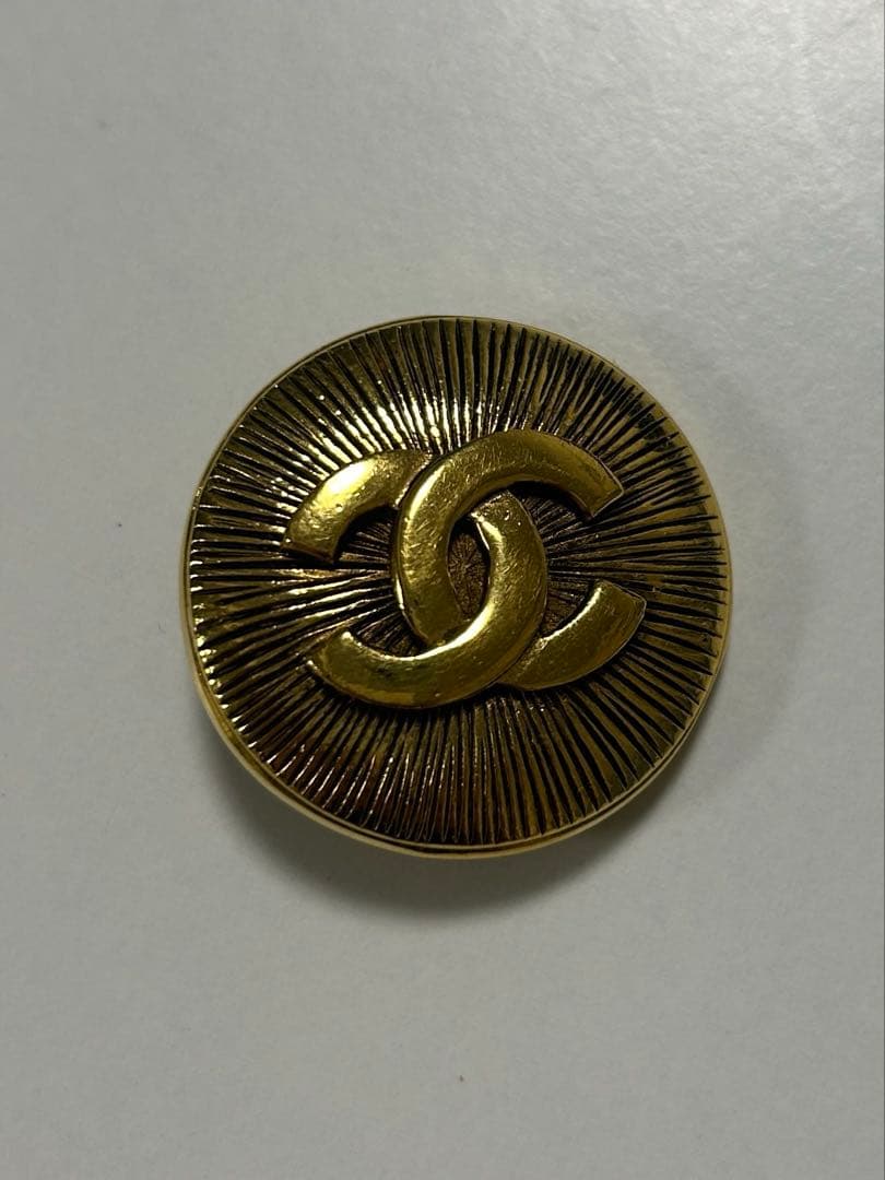 【最終値下げ】CHANEL ヴィンテージ ゴールド CCロゴ ブローチ