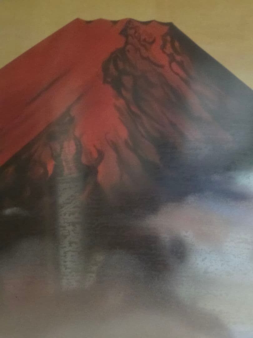 70×63cm【赤富士】寺園有作