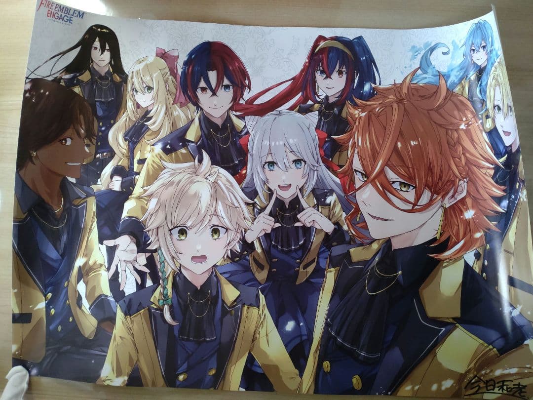 モ*☆様 ファイアーエムブレム　エンゲージ　コミック　人気投票　今日和老　サイン