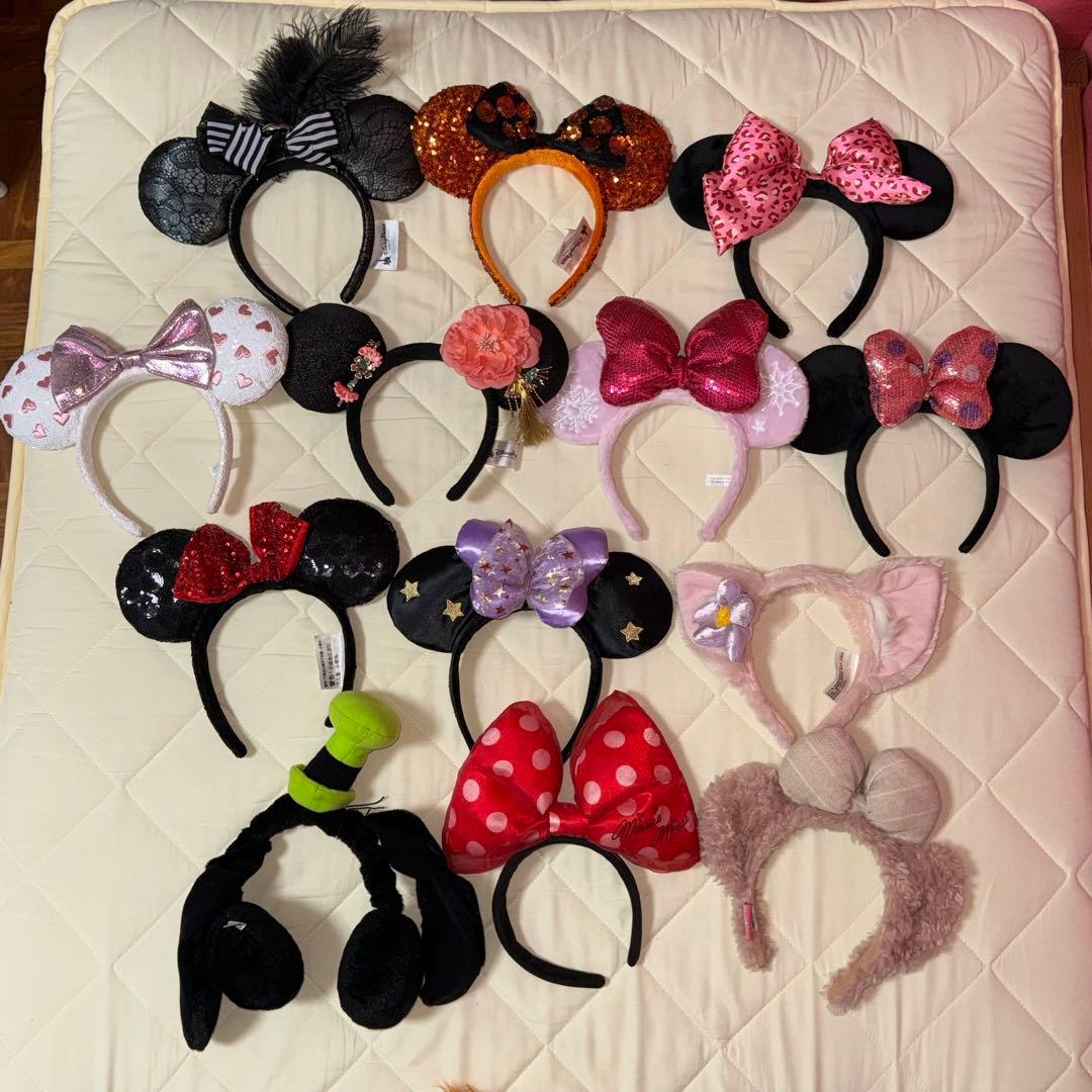 【1個〜購入可】海外 国内 ディズニー カチューシャ11点セット