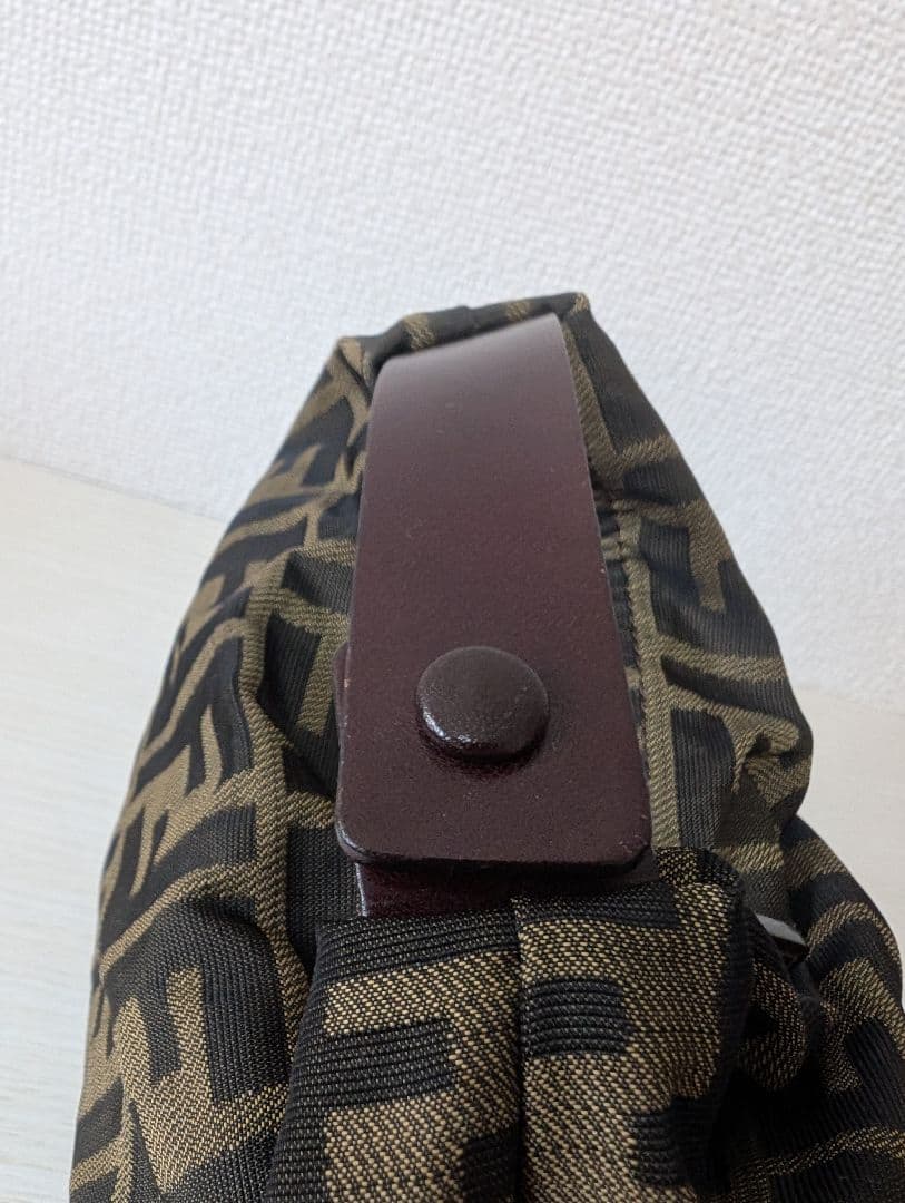 【美品】FENDI フェンディ バニティ ハンドバッグ ズッカ柄 キャンバス