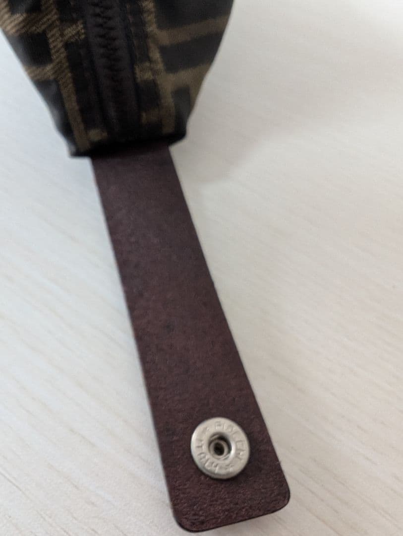 【美品】FENDI フェンディ バニティ ハンドバッグ ズッカ柄 キャンバス