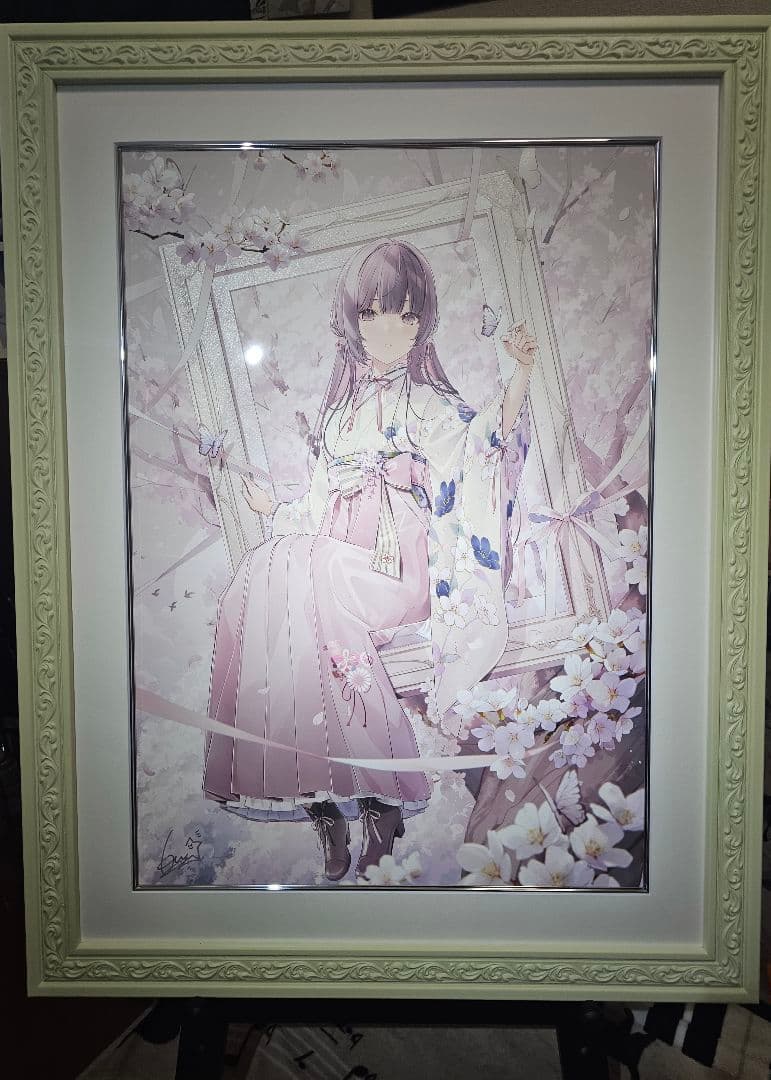 アールビバン 版画 6Uさん 想ふ