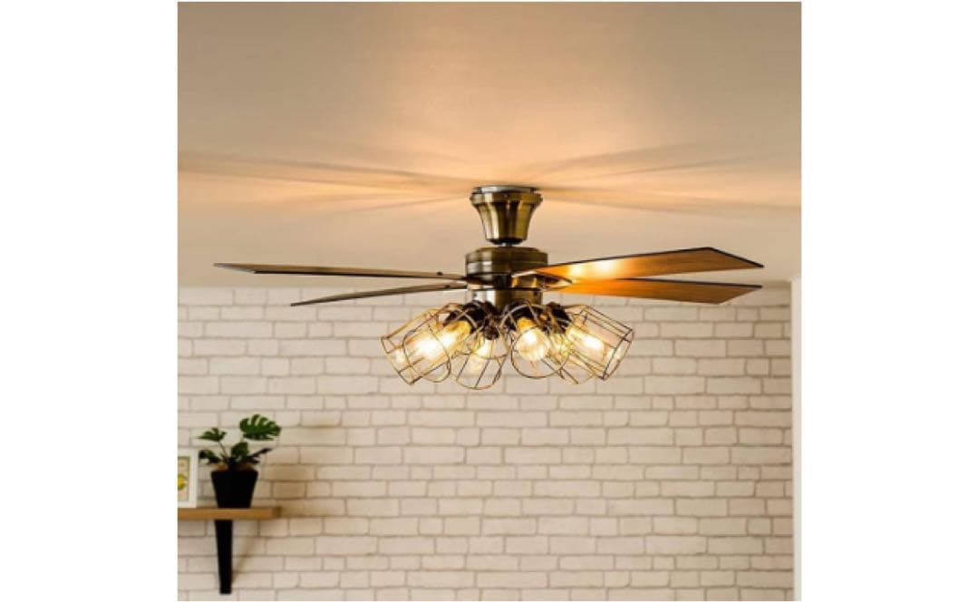 ★インダストリアルシーリングファン 6灯付き