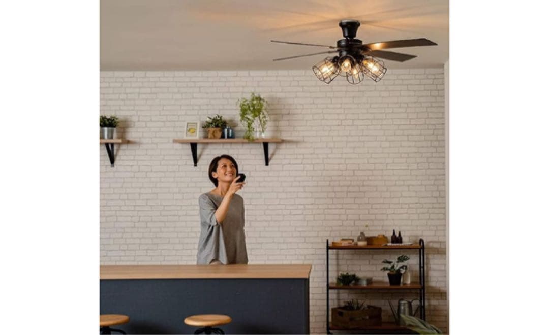 ★インダストリアルシーリングファン 6灯付き