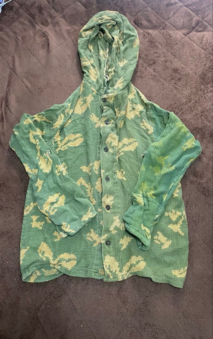 ソ連軍ロシア軍　実物装備　KZS白樺迷彩化学戦対応服　Lサイズ　上下セット