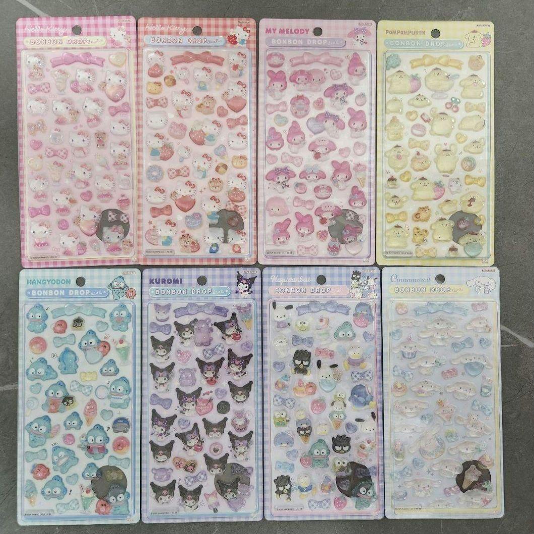 正規品 全種類 サンリオ ボンボンドロップシール 第2弾