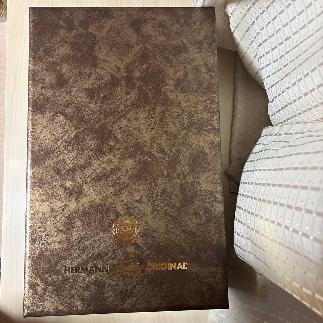 ハーマン テディベア 100th アニバーサリー ベア＆プレート セット