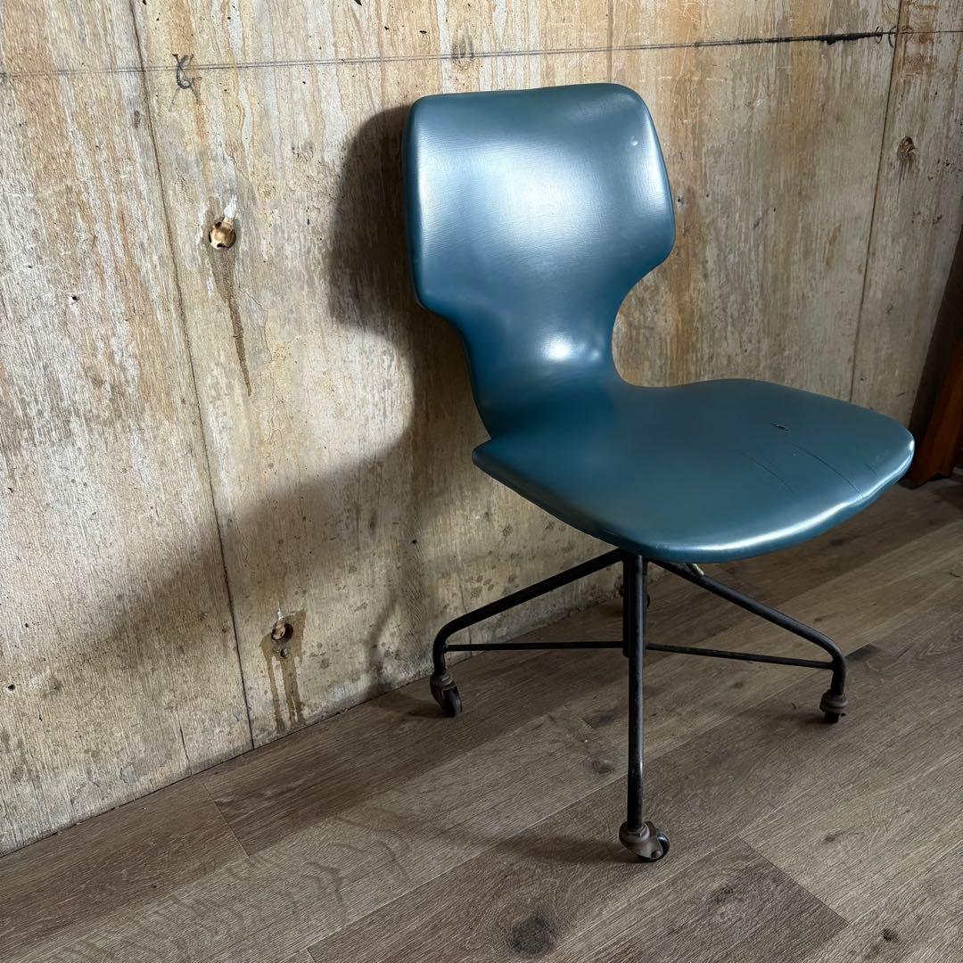 ヴィンテージ インダストリアル　キャスターチェア　ニッソー　ハイモールド