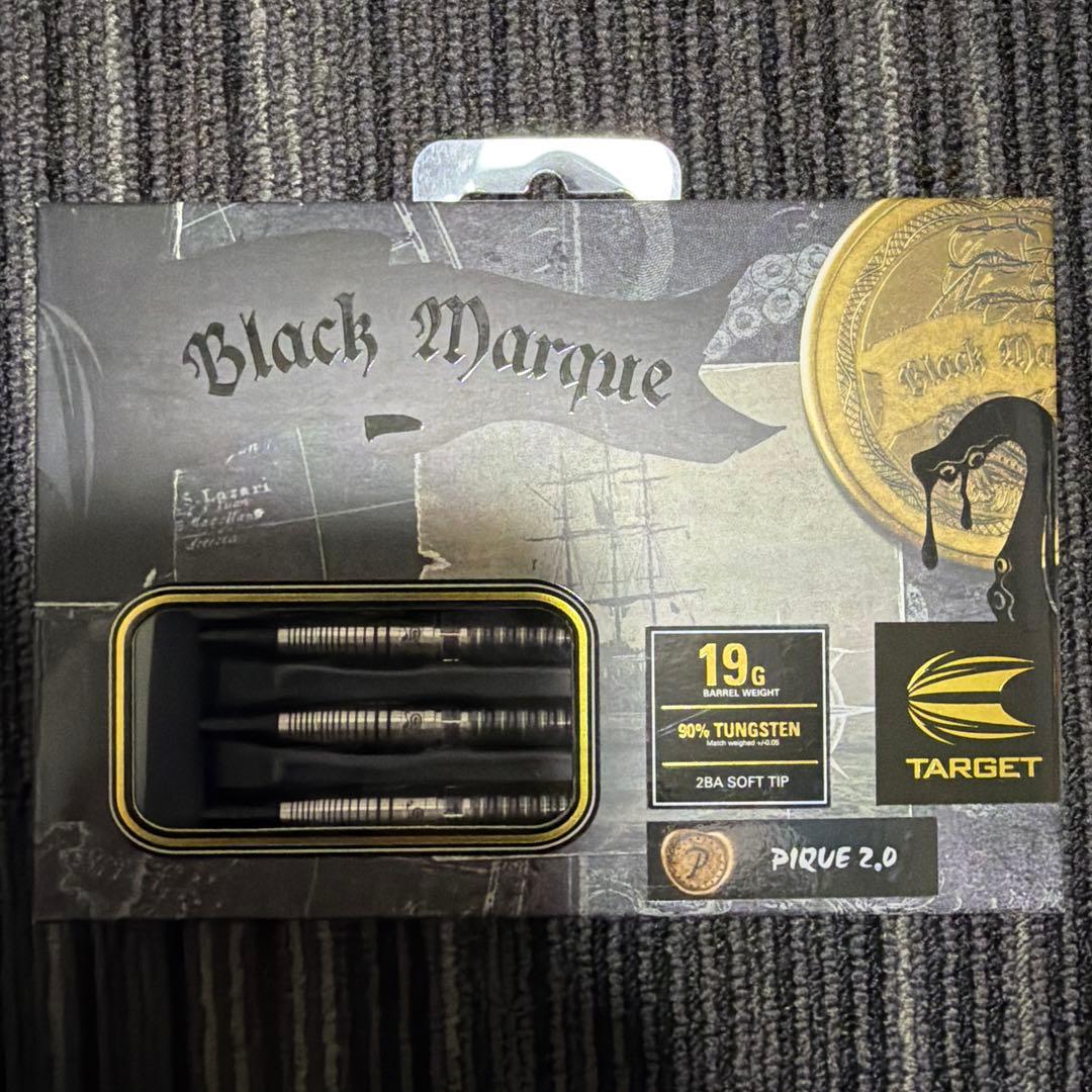 ★TARGET Black Marque PIQUE2.0ダーツセット 19g