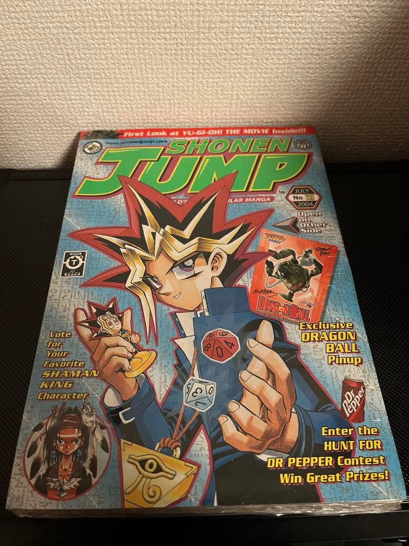 新品未開封　北米版 週刊少年ジャンプ (英語) 2004年　JUMP 遊戯王