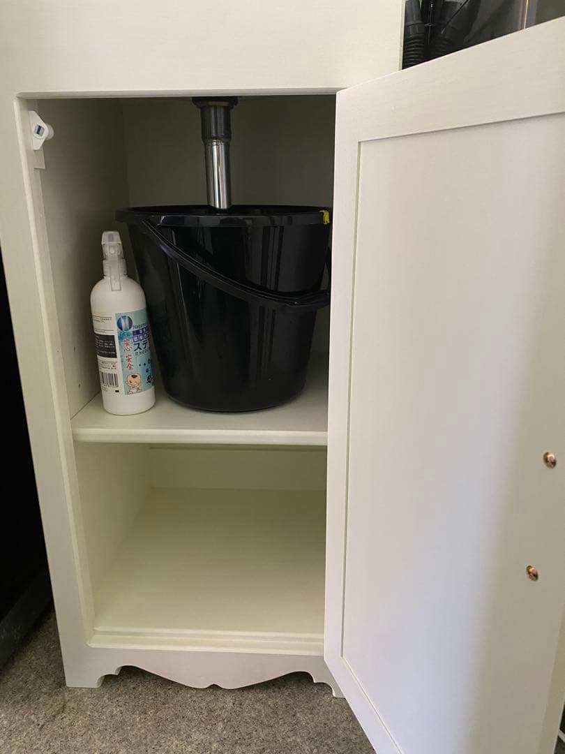 自宅サロン洗面台　簡易手洗い洗面台家具42cmx42cm イベント設置