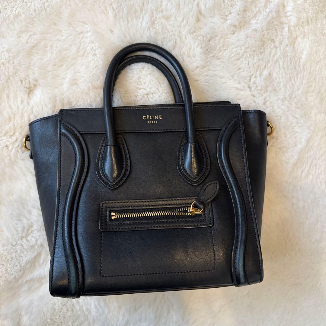 CÉLINE ブラック ラゲージ