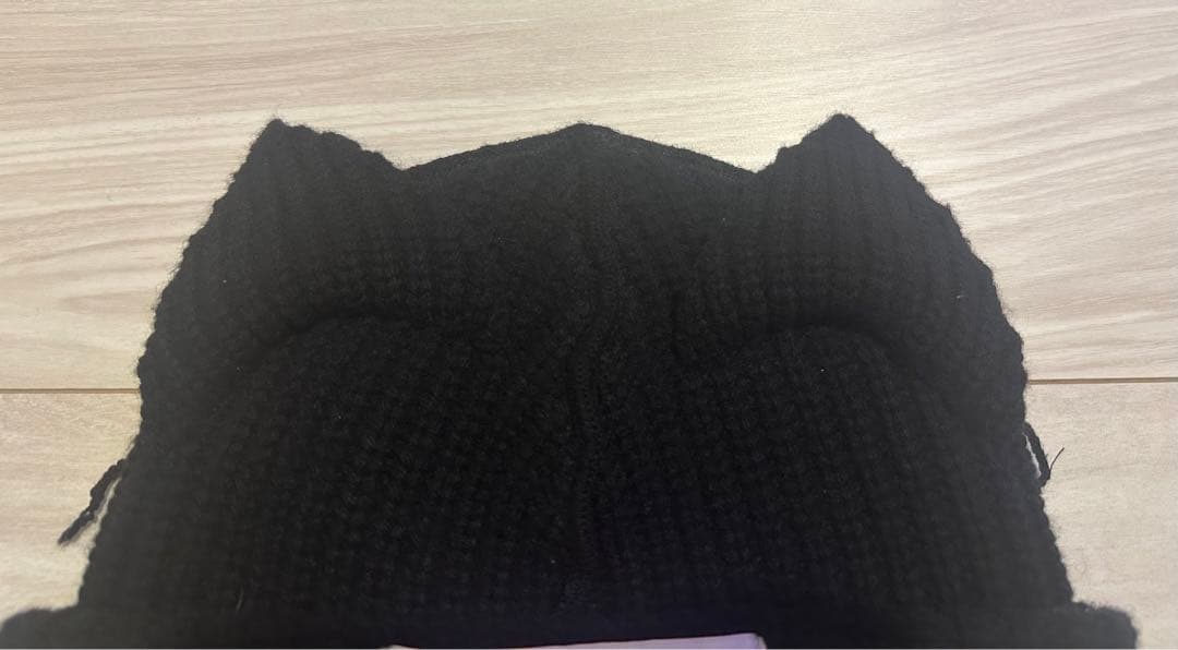 CHARLES JEFFREY LOVERBOY猫耳ニット帽ブラック