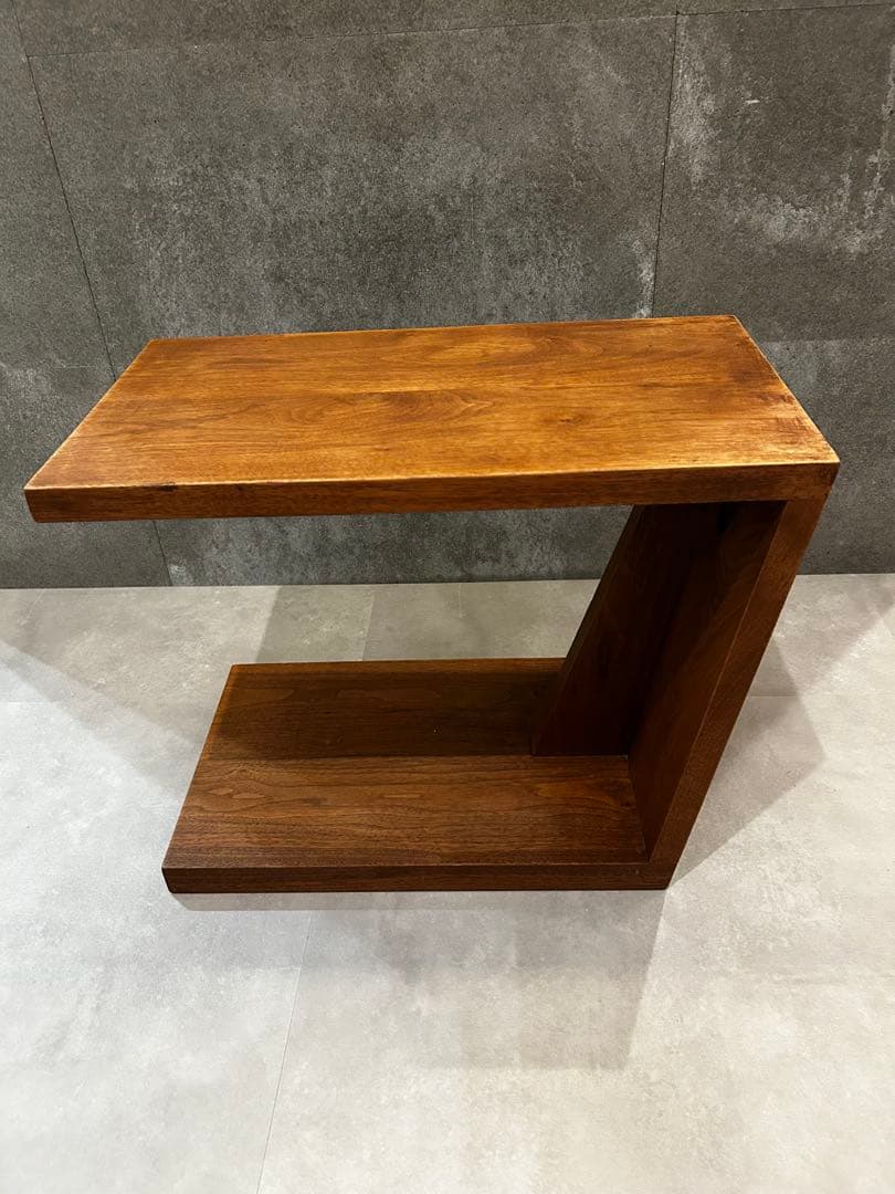 HIROMATSU天然木ウォールナット:サイドテーブル