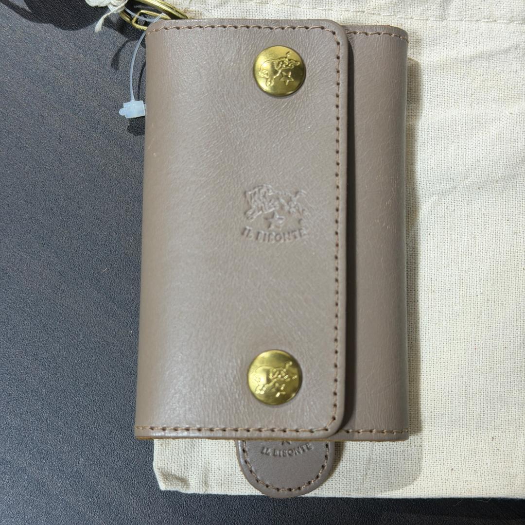 【新品未使用】イルビゾンテ 6連 キーケース グレー