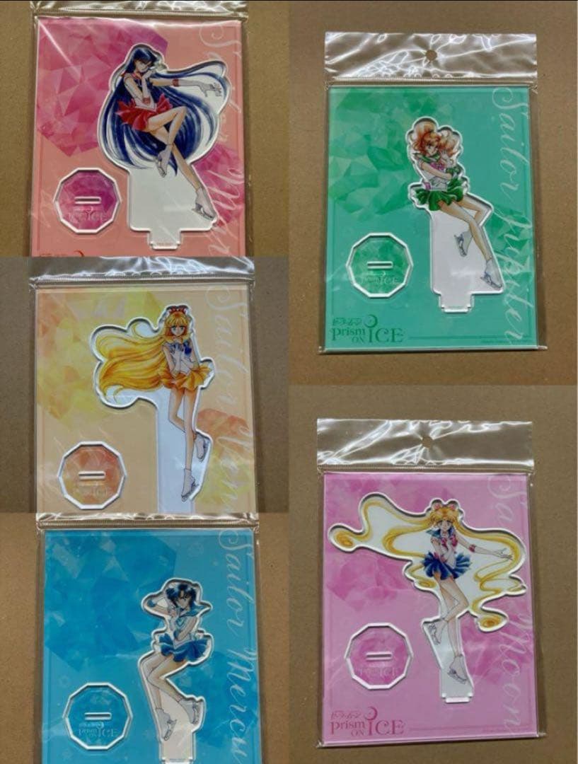 セーラームーン　アイスショー　限定グッズ 描き下ろし原画　アクスタ　全5種